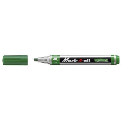 Stabilo Mark-4-all vágott hegyű zöld permanent marker