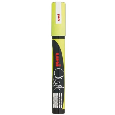 Uni Chalk marker PWE-5M neon sárga folyékony kréta