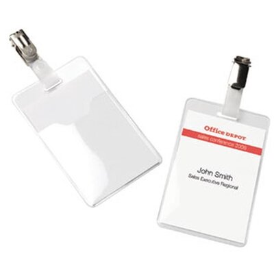Office Depot 90x60mm klippes álló 50db névkitűző