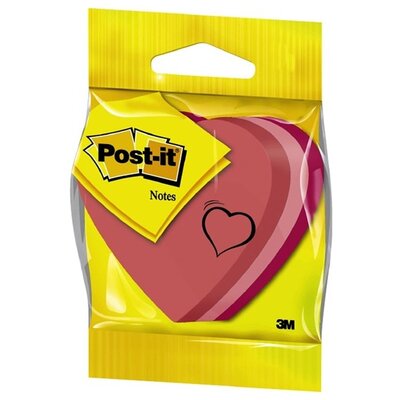 Post-it 2007-H szív alakú öntapadós jegyzettömb