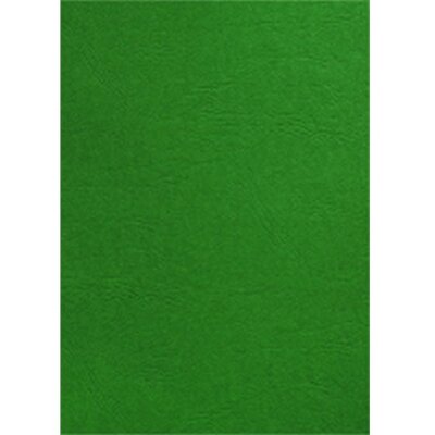 GBC A4 bőrhatású 100db-os zöld hátlap
