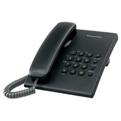 Panasonic KX-TS500HGB fekete vezetékes telefon