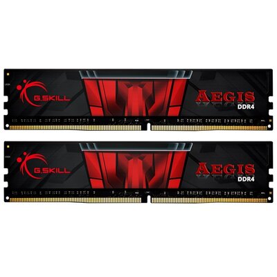 G.Skill 16GB/3000MHz DDR-4 Aegis fekete (Kit 2 db 8GB) (F4-3000C16D-16GISB) memória