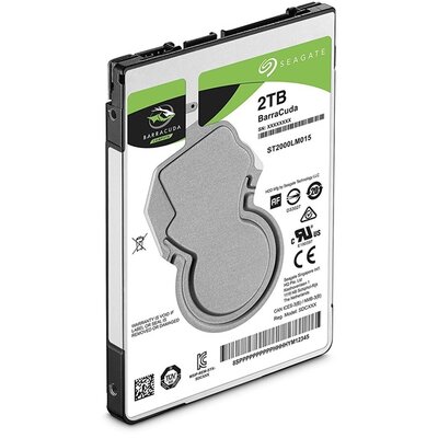 Seagate Barracuda 2,5" 2000GB belső SATA III 5400RPM 128MB notebook winchester