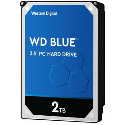 Western Digital 3,5" 2000GB belső SATAIII 7200RPM 256MB Blue advanced format WD20EZBX winchester