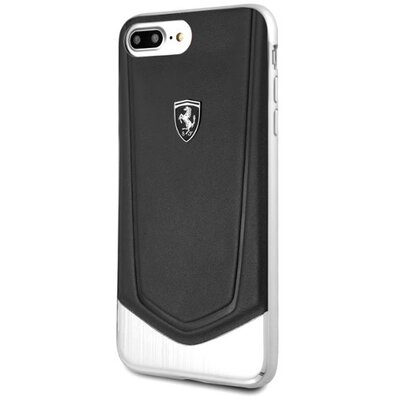 Ferrari Heritage iPhone 8 Plus fekete csíkos/kemény tok