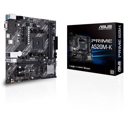 ASUS PRIME A520M-K AMD A520 SocketAM4 mATX alaplap