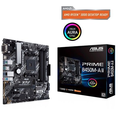 ASUS PRIME B450M-A II AMD B450 SocketAM4 mATX alaplap