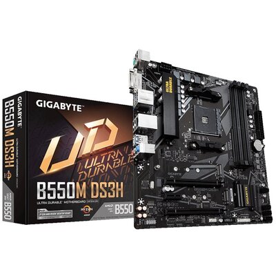 Gigabyte B550M-DS3H AMD B550 SocketAM4 mATX alaplap