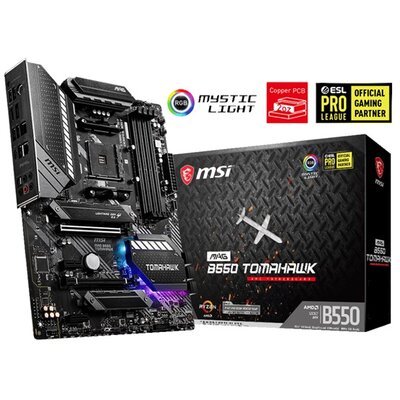 MSI MAG B550 TOMAHAWK AMD B550 SocketAM4 ATX alaplap