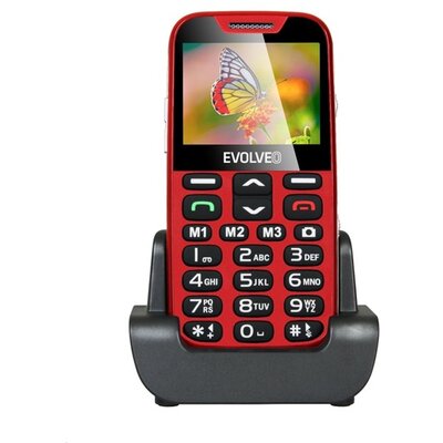 Evolveo Easyphone EP-500 1,8" piros mobiltelefon