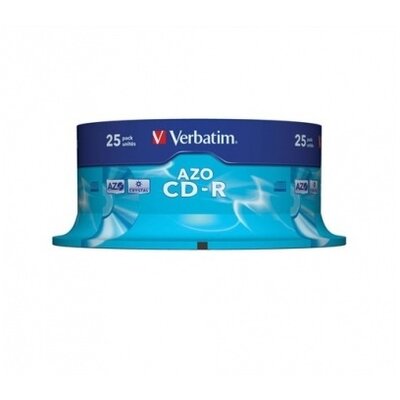 VERBATIM CDV7052B25 CD-R Crystal cake box CD lemez 25db/csomag