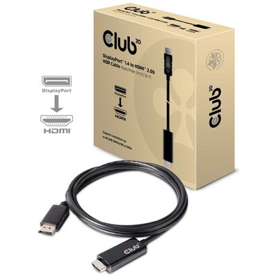 CLUB3D Displayport 1.4 - HDMI 2.0b 2m kábel