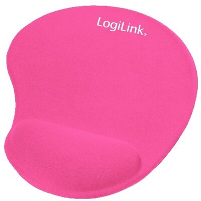 LogiLink ID0027P zselés csuklótámaszos pink egérpad