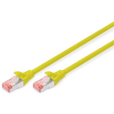 DIGITUS CAT6 S-FTP LSZH 10m sárga patch kábel