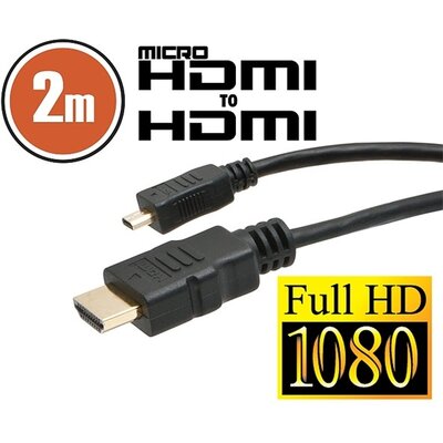 Delight 2m HDMI - micro HDMI kábel