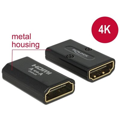 Delock 65659 alj-alj High Speed HDMI toldó adapter Ethernettel