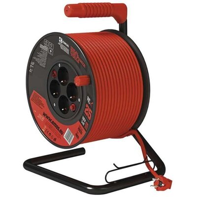 Emos P092251 kábeldob 3x1,5mm2 25m-es kábellel 4 aljzat