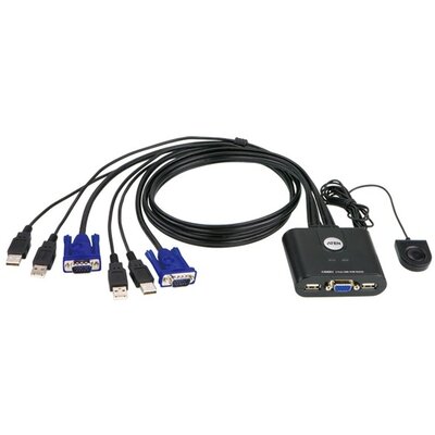 ATEN CS22U 2 port KVM switch