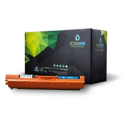 Iconink CF351A HP utángyártott 1000 oldal cián toner