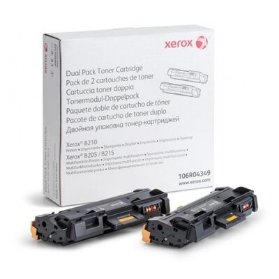 Xerox 106R04349 fekete duopack toner