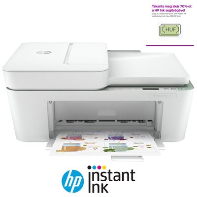 HP DeskJet Plus 4122E tintasugaras multifunkciós Instant Ink ready nyomtató