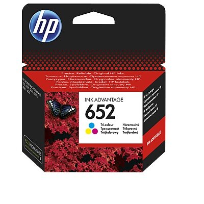 HP F6V24AE (652) háromszínű tintapatron