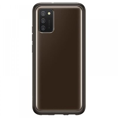 Samsung OSAM-EF-QA026TBEG Galaxy A02S fekete oldalra nyíló tok