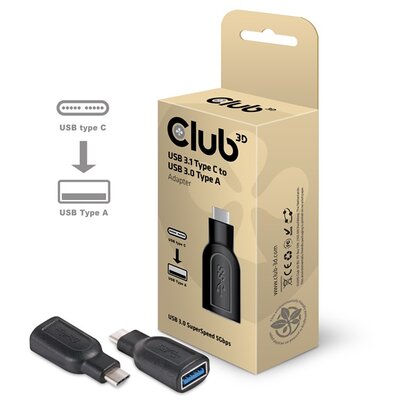 CLUB3D USB 3.1 Type C - USB 3.0 Type A adapter