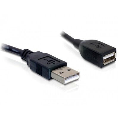 Delock 82457 USB 2.0 A-A 15cm apa-anya hosszabbítókábel