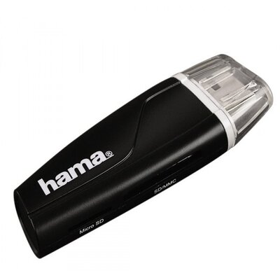 Hama 54115 USB 2.0 SDXC fekete kártyaolvasó