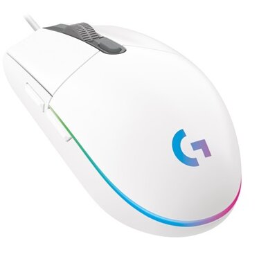 Logitech G203 Lightsync fehér gamer egér