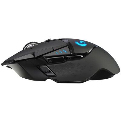 Logitech G502 Lightspeed vezeték nélküli fekete gamer egér