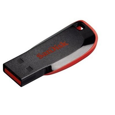 Sandisk 64GB USB2.0 Cruzer Blade Fekete-Piros (114925) Flash Drive