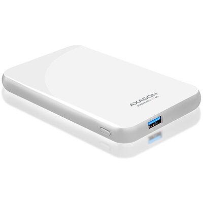 Axagon EE25-S6 USB 3.0 fehér csavar nélküli külső HDD/SSD ház