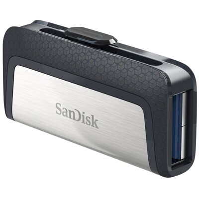 Sandisk 128GB USB3.0/Type-C Dual Drive Fekete-Ezüst (173339) Flash Drive