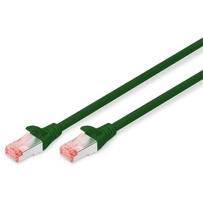 DIGITUS CAT6 S-FTP LSZH 0,25m zöld patch kábel