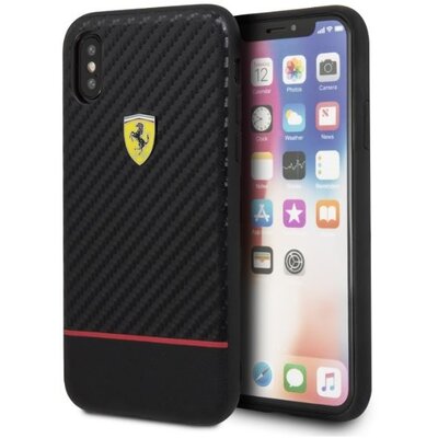 Ferrari On-Track Racing iPhone X/XS karbon karbon/gumi tok