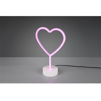 TRIO R55210101 Heart 30,5 cm USB asztali lámpa