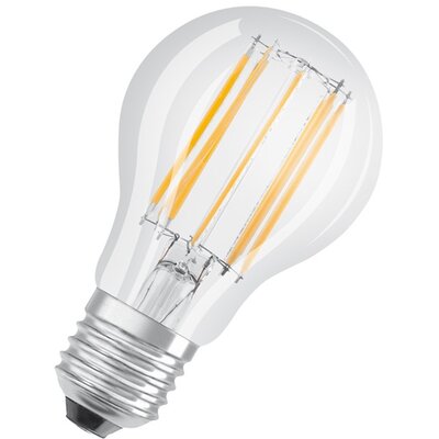 Osram Star átlátszó üveg búra/11W/1521lm/4000K/E27 LED körte izzó