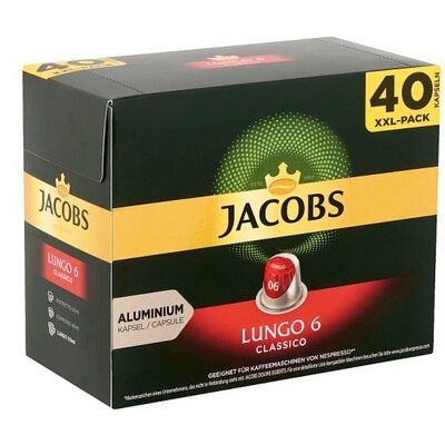 Douwe Egberts Jacobs Lungo 6 Classico 40 db kávékapszula