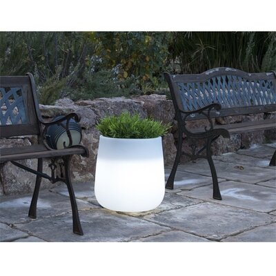 NGA Camelia 80 46,5x79cm fehér LED kaspó