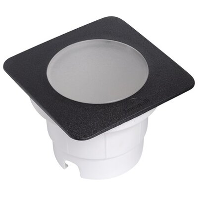 Fumagalli CECI 160 SQUARE LED 10W GX53 fekete kültéri talajba süllyeszthető lámpa