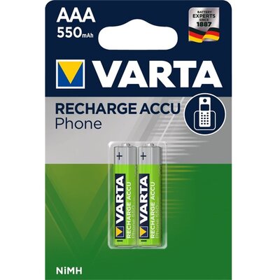 Varta 58397101402 AAA (HR03) 550mAh telefon akku 2db/bliszter