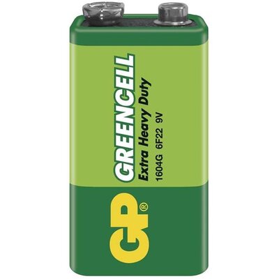 GP Greencell 9V 6F22 elem 1db/zsugor