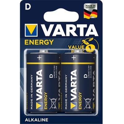 Varta 4120229412 Energy D (LR20) alkáli góliát elem 2db/bliszter