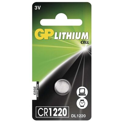 GP CR1220 lítium gombelem 1db/bliszter