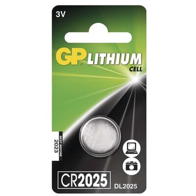 GP CR2025 lítium gombelem 1db/bliszter