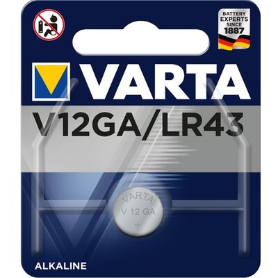 Varta 4278101401 LR43 (V12GA) fotó és kalkulátor elem 1db/bliszter