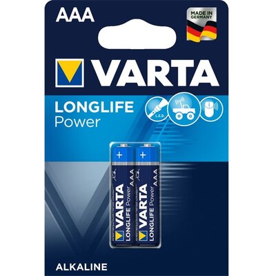 Varta 4903121412 Longlife Power AAA (LR03) alkáli mikro ceruza elem 2db/bliszter